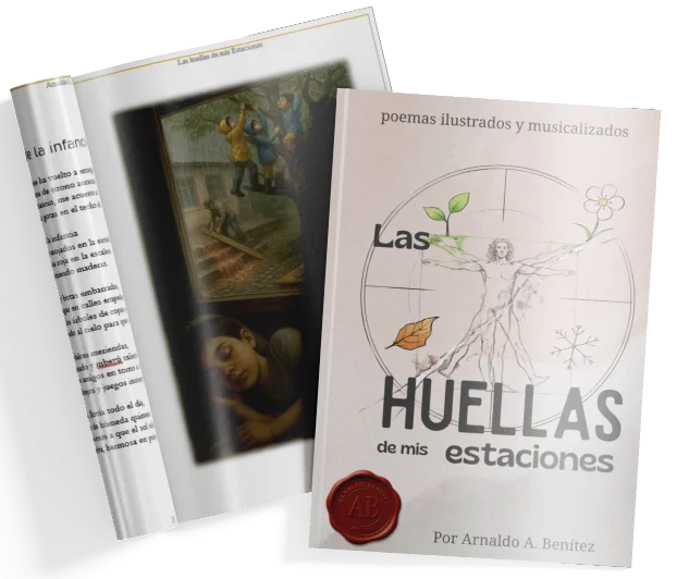Portada del libro Las huellas de mis estaciones, de Arnaldo Benítez