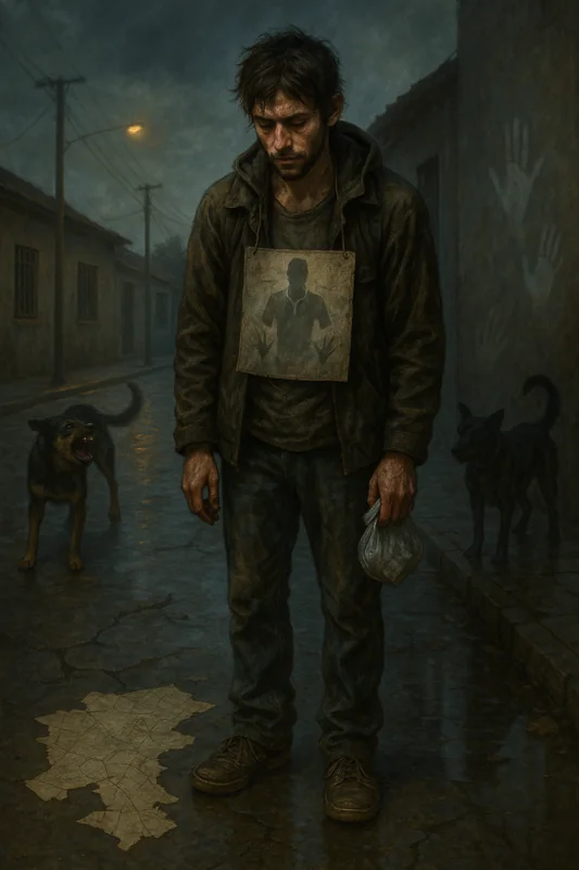 Ilustración de El navegante caído