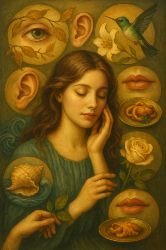 Ilustración de Sinestesia de amor